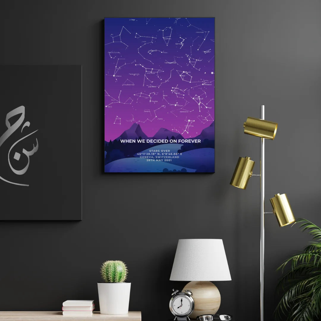 Violet Wonder Star Map