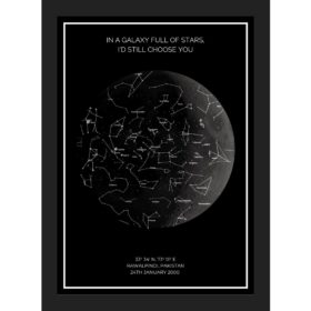 Moon Star Map