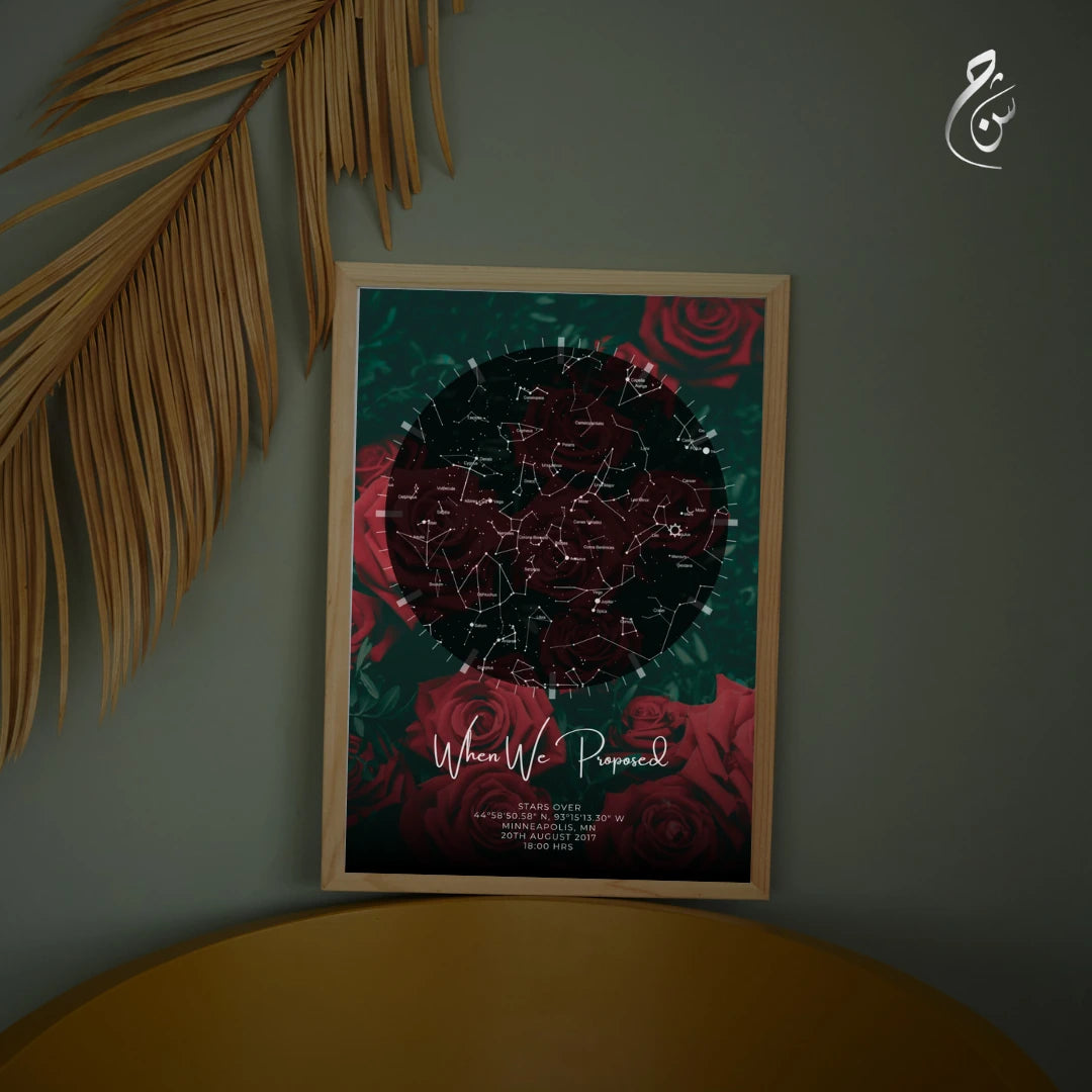 Heavenly Rose Star Map