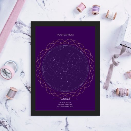 Star Map Purple S Wallpaper