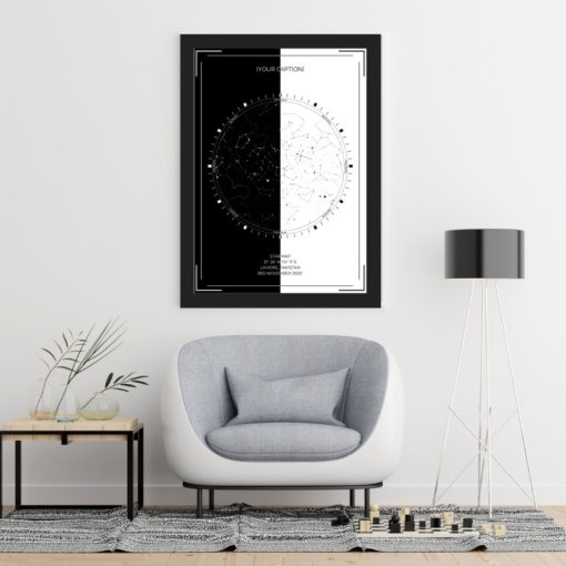 Star Map Contrast Wallpaper
