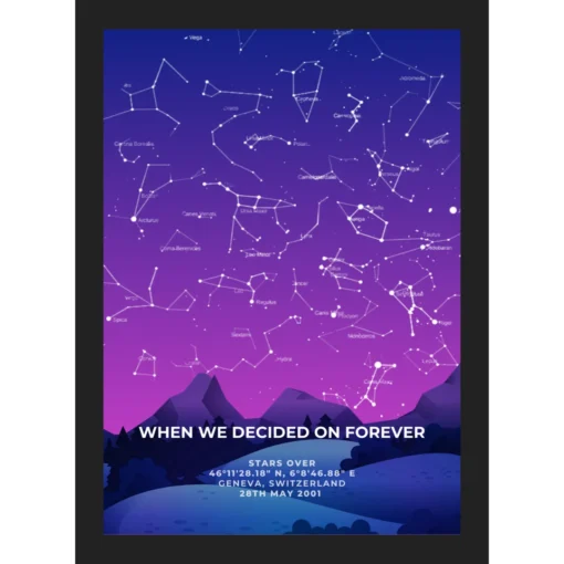 Violet Wonder Star Map