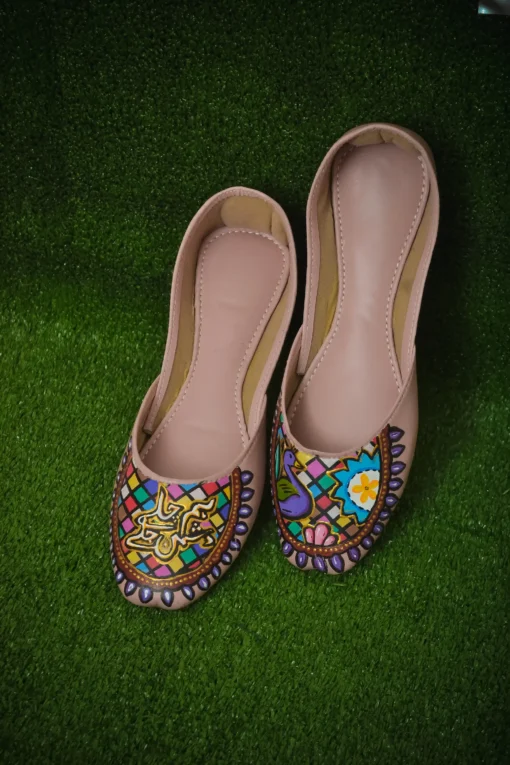 Radiantly Patterned Khussa Shoes