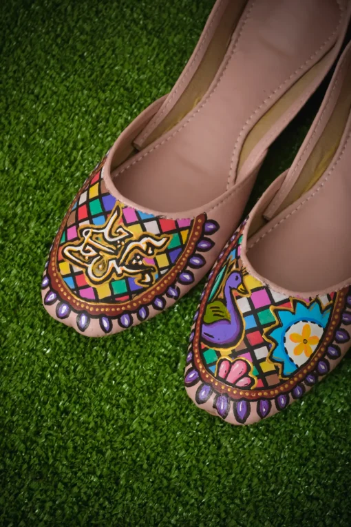 Radiantly Patterned Khussa Shoes