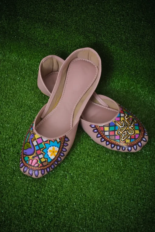 Radiantly Patterned Khussa Shoes